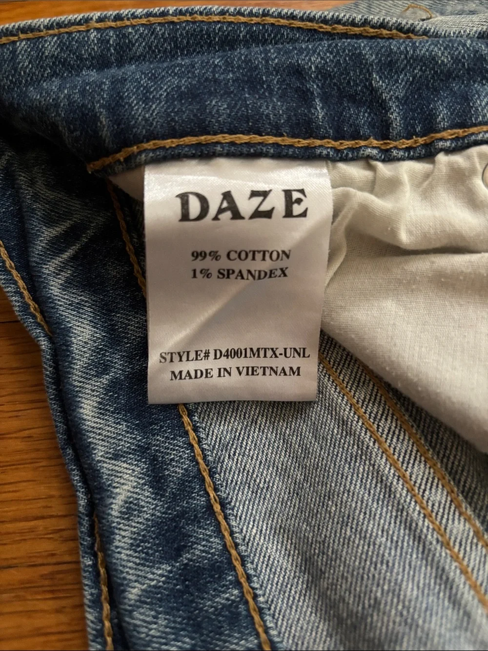 DAZE Light Blue Denim Shorts